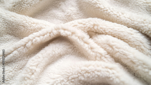 Creamy Soft Sherpa Fleece Texture 