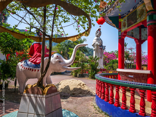 Canvas Print Temple bouddhiste Perak Tong à Ipoh en Malaisie