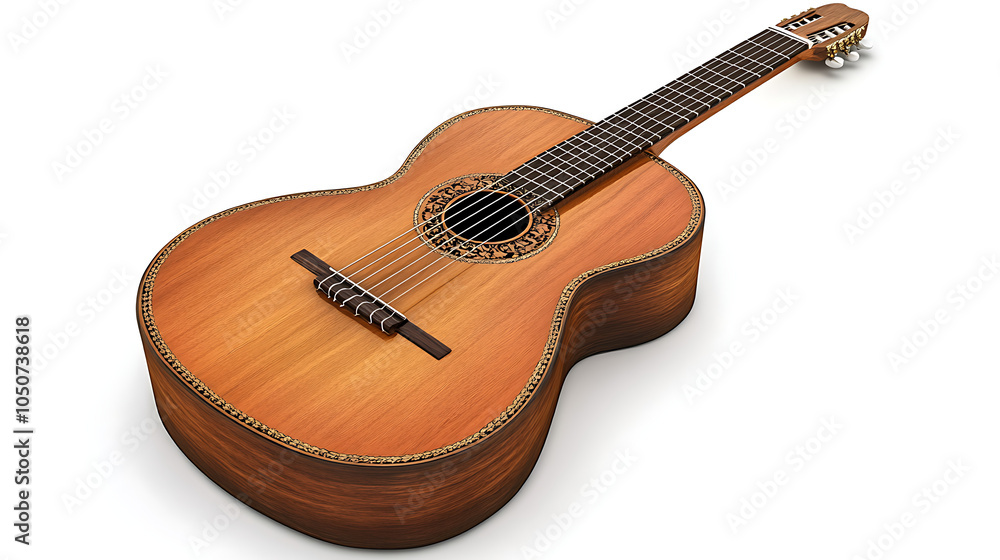 Fototapeta premium 3D classic guitar