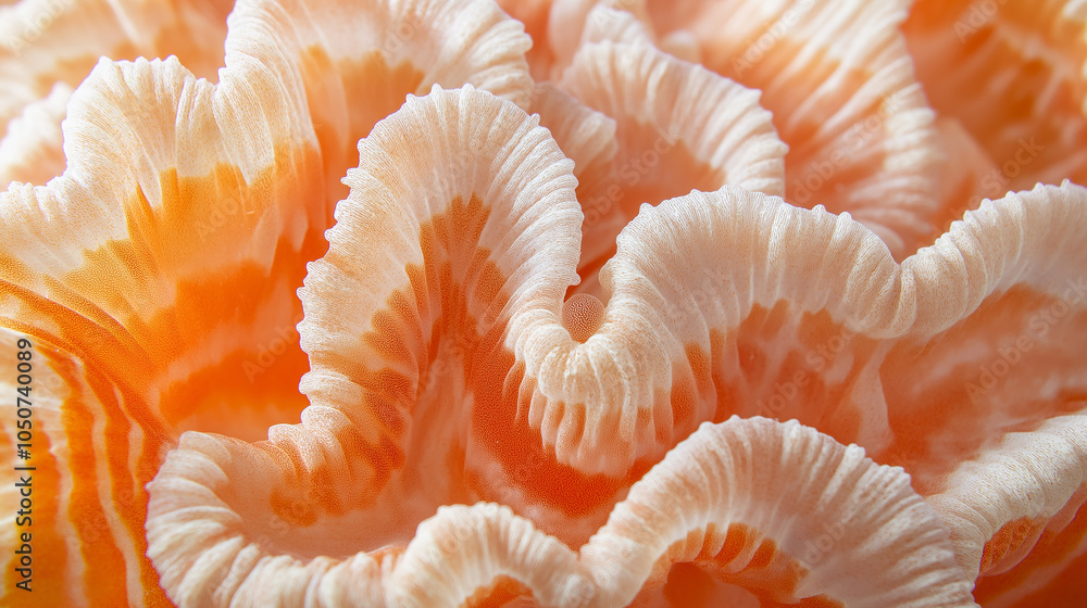 Oranges are displayed on a white plate with oranges underwater coral background Oranges are displayed on a white plate with oranges underwater coral background