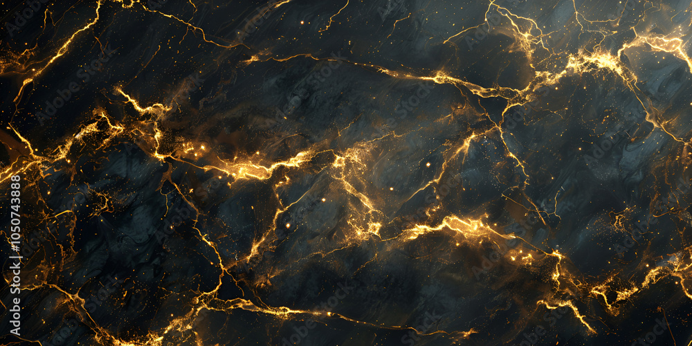 Fototapeta premium Dynamic Moody Background with Glowing Cracked Texture