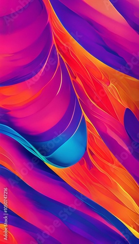 Abstract colorful shapes background