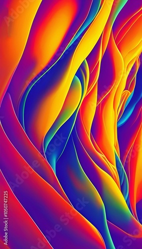 Abstract colorful shapes background