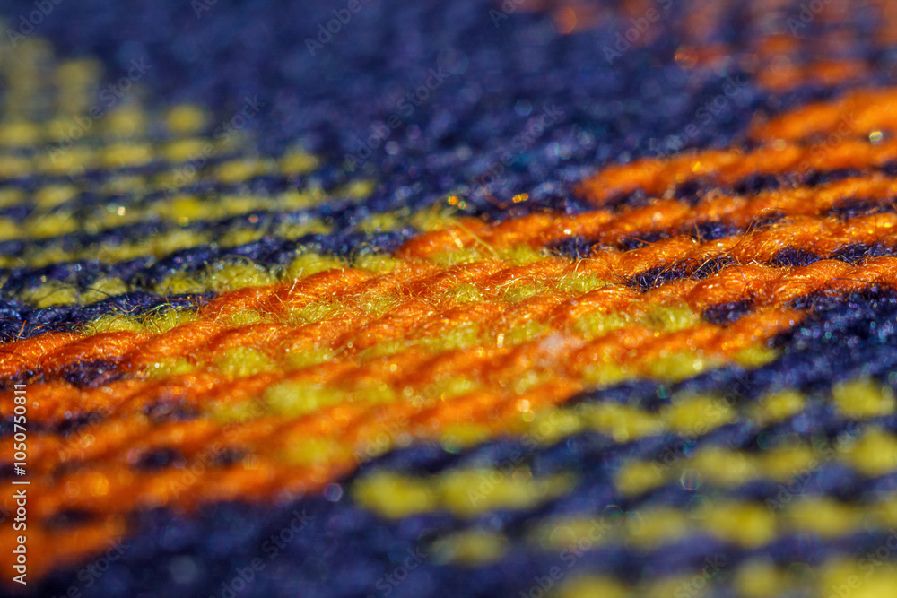 Macro photography of fabric texture, detailing soft waves and patterns, creating an impression of tactile comfort and artistic elegance Macro photography of fabric texture, detailing soft waves and patterns, creating an impression of tactile comfort and artistic elegance