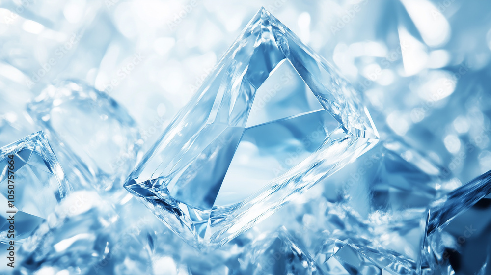 abstract background of crystal refractions
abstract background of crystal refractions
