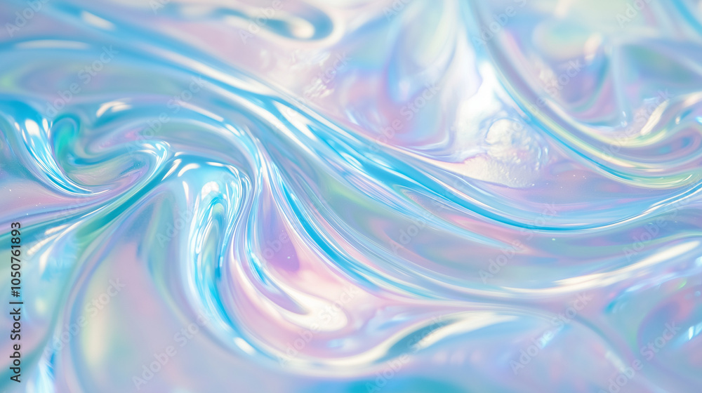Naklejka premium Holographic Neon background ,Colorful psychedelic Abstract