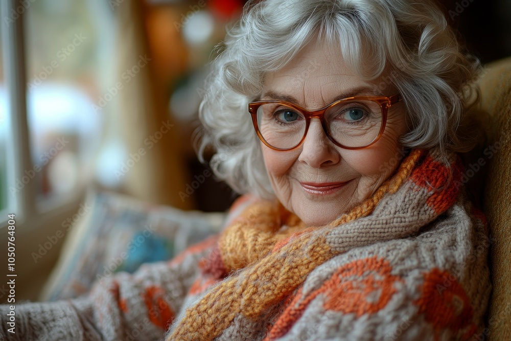 Senior credit card holder claiming her pensioner discounts in online stores, Generative AI Senior credit card holder claiming her pensioner discounts in online stores, Generative AI