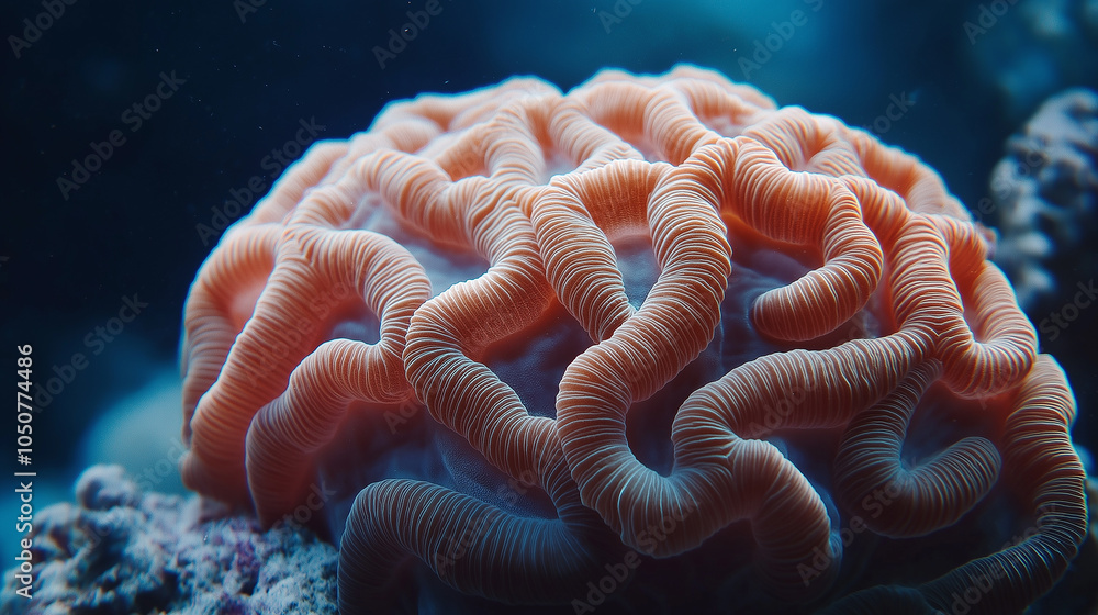 Obraz premium Exploring the Vibrant Coral Gardens in Blue Waters with wallpaper background