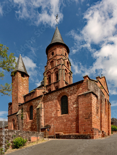Altstadt von Collonges-la-Rouge in Nouvelle-Aquitaine in Frankreich 