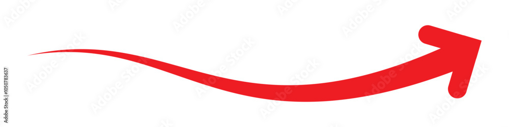Long curved arrow icon vector. long arrow vector. flat style Arrow symbol. arrow on a white background. vector illustration. Long curved arrow icon vector. long arrow vector. flat style Arrow symbol. arrow on a white background. vector illustration.