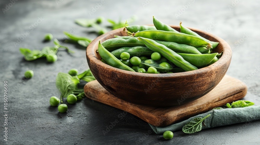 Green peas are a good source of plant-based protein. Green peas are a good source of plant-based protein.
