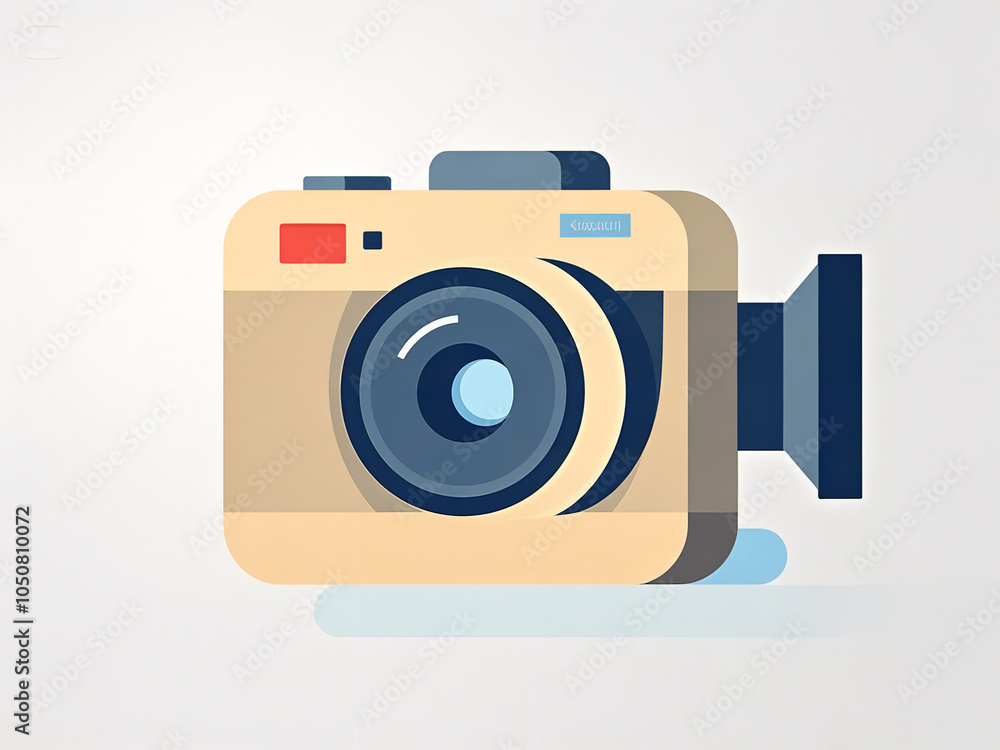 Camera icon, Flat illustration of vector icon PNG Camera icon, Flat illustration of vector icon PNG