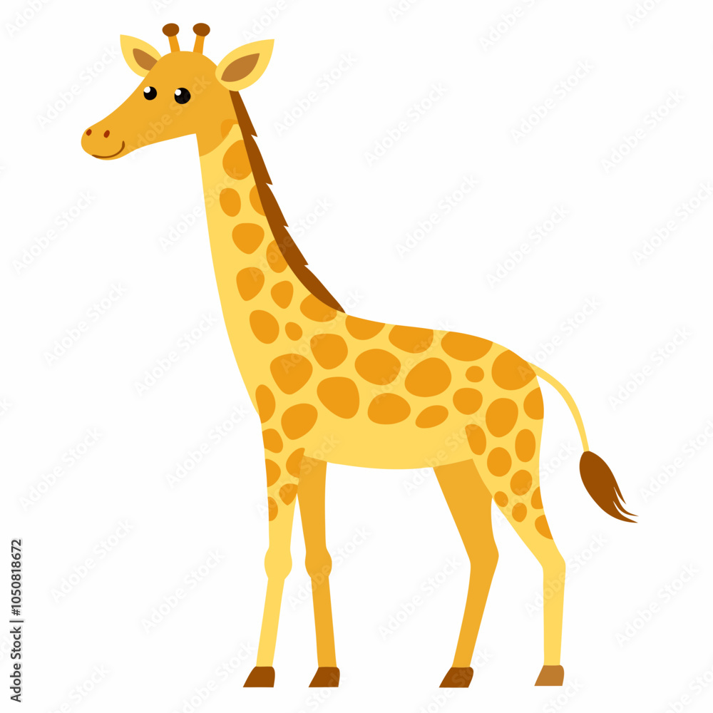 Obraz premium giraffe cartoon illustration