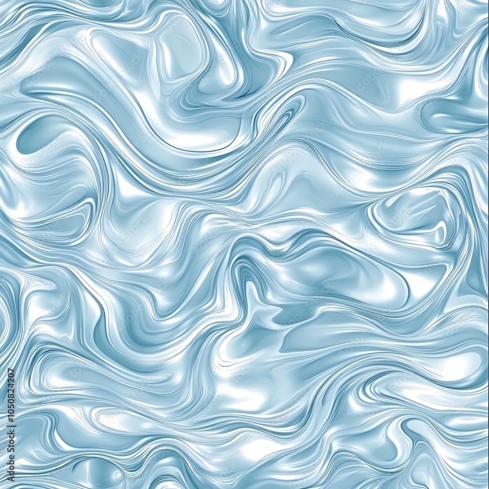 Obraz premium Seamless water ripple texture, smooth, subtle waves, tileable for water surfaces