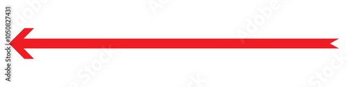 Long arrow icon. long arrow vector. flat style Arrow symbol. arrow on a white background. vector illustration.