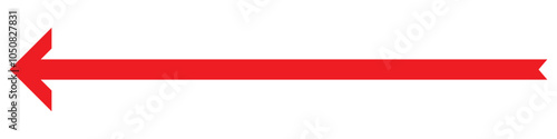 Long arrow icon. long arrow vector. flat style Arrow symbol. arrow on a white background. vector illustration.