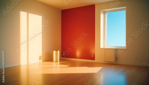 Photo interior modern design room 3d illustration
