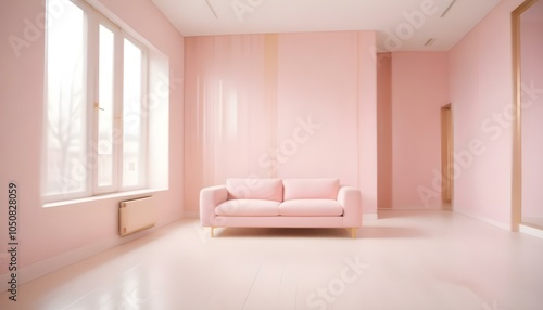 Photo interior modern design room 3d illustration
