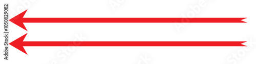 Long arrow icon. long arrow vector. flat style Arrow symbol. arrow on a white background. vector illustration.
