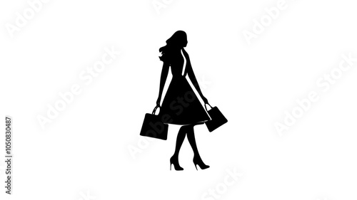 person with shopping bags