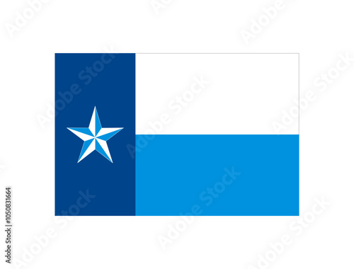 Flag of Dallas county, Texas, US photo