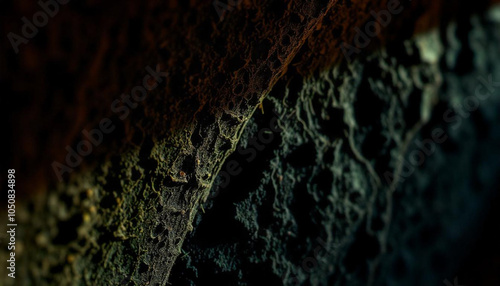 textura de caverna obscura photo