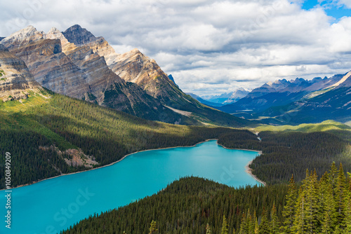 Peyto Lake in Banff National Park, Alberta, Canada