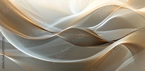 Flowing abstract patterns in soft hues creating a tranquil atmosphere