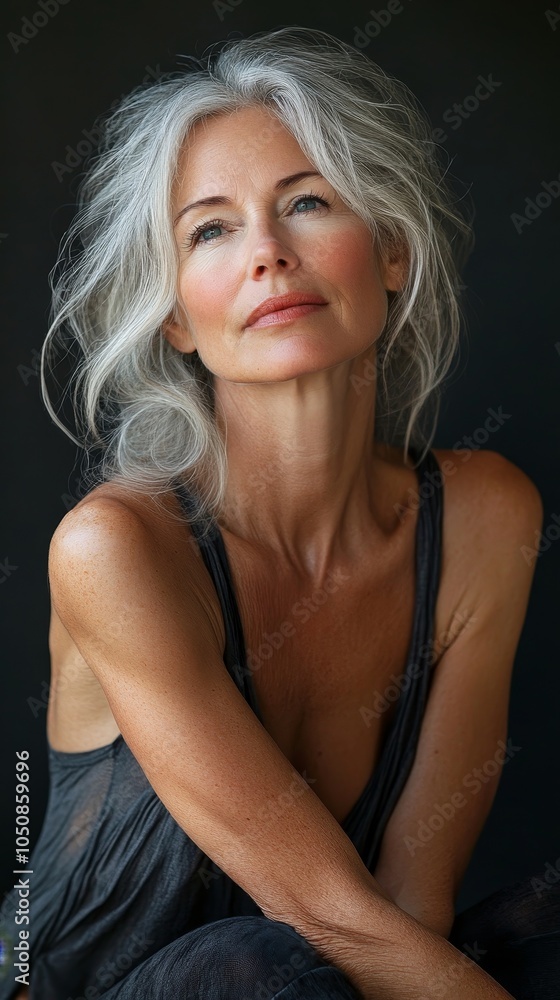 Naklejka premium Natural aging bodies, Generative AI