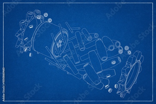 Advanced Mecanum Wheel Design for Precision Robotic Mobility. photo