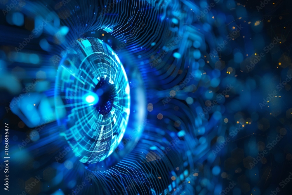 Biometric screening of human eye, modern technology Biometric screening of human eye, modern technology