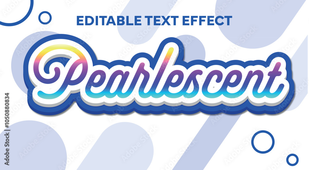 texto efecto tornasol