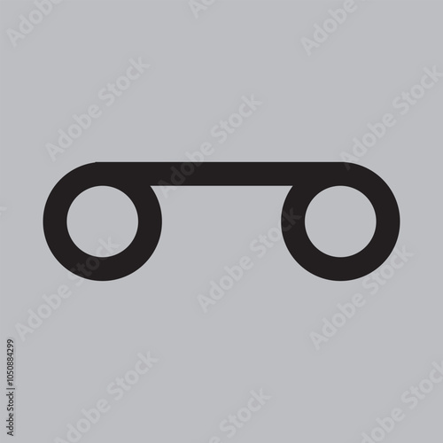 Voicemail symbol icon vector. flat style vector illustration.