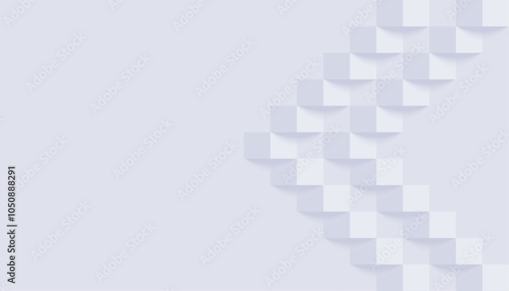 Abstract white background with 3d geometric pattern arrow lines. Vector illustration wall tiles mosaic three-dimensional texture with copy space Abstract white background with 3d geometric pattern arrow lines. Vector illustration wall tiles mosaic three-dimensional texture with copy space