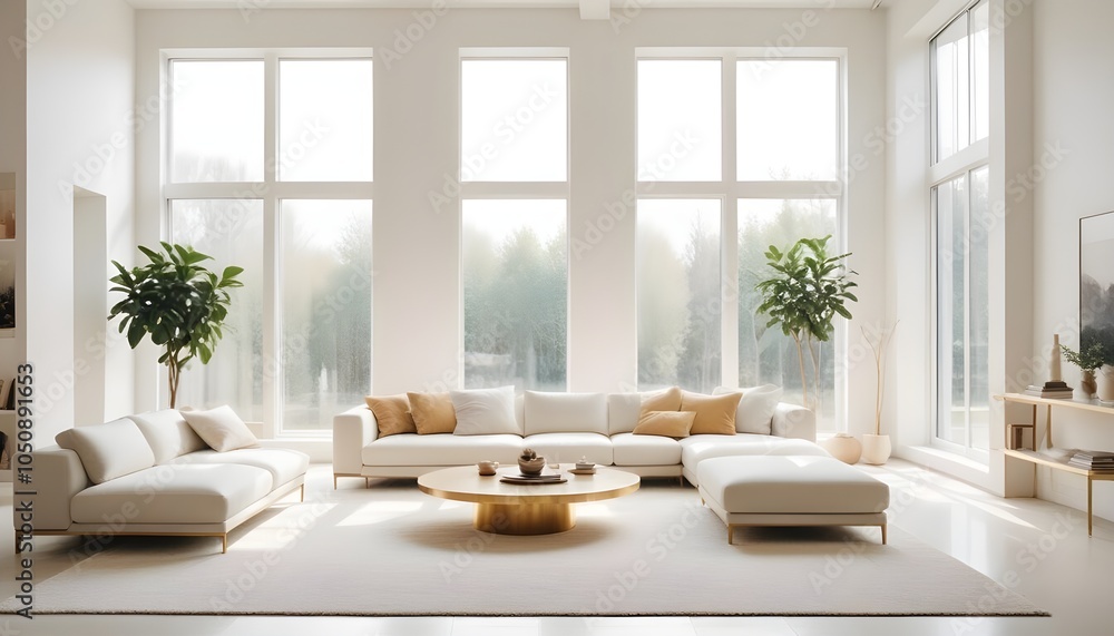 Photo interior modern design room 3d illustration Photo interior modern design room 3d illustration