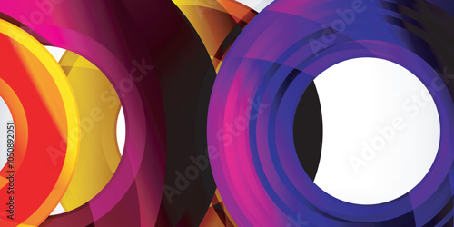 Circles, round elements, ring shapes premium background. Vector Illustration For Wallpaper, Banner, Background, Card, Book Illustration, landing page