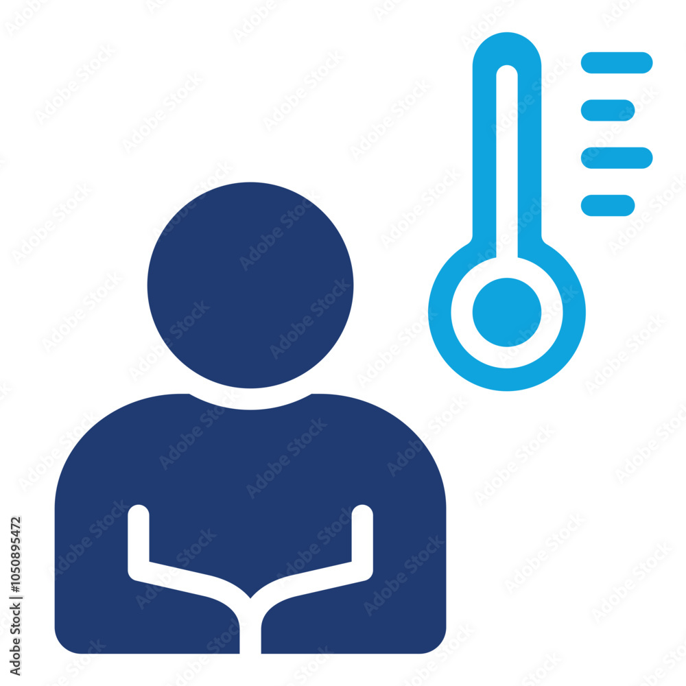 Body Temperature Icon Body Temperature Icon