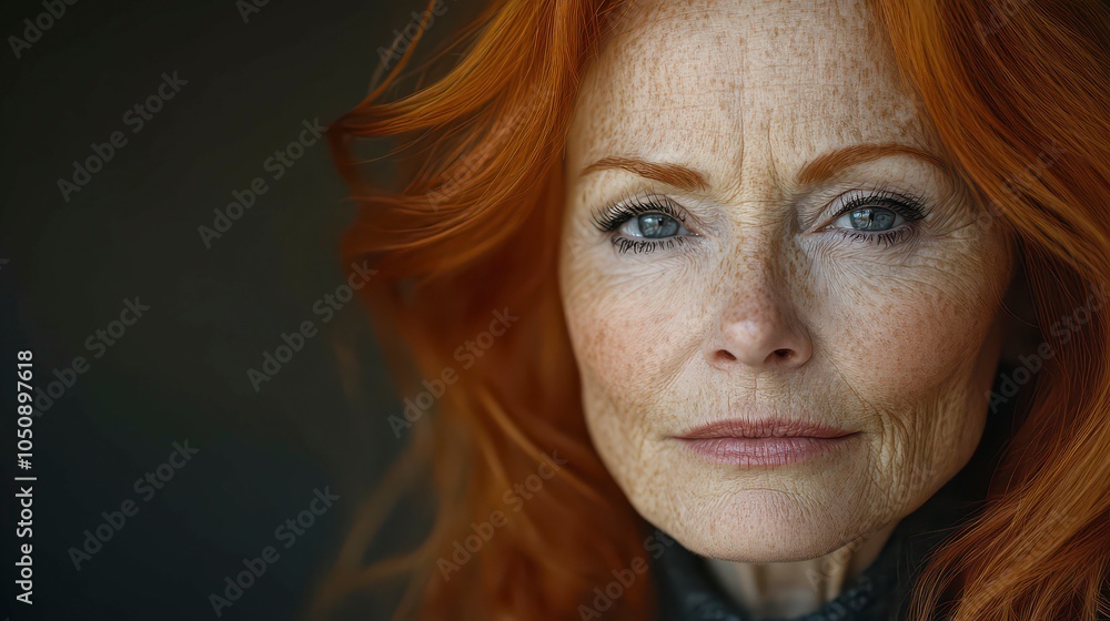 Portrait of a Red Haired Woman Portrait of a Red Haired Woman