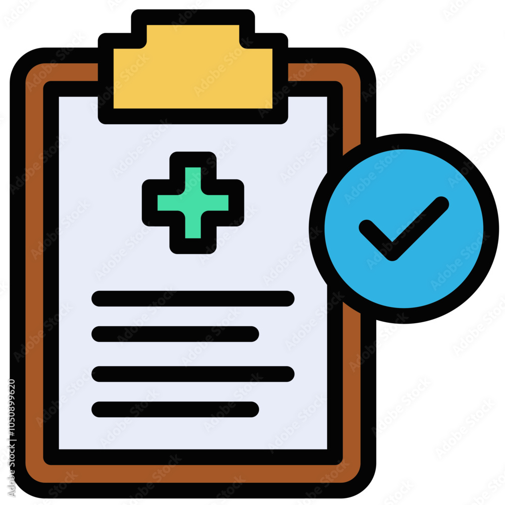Obraz premium Health Report Icon