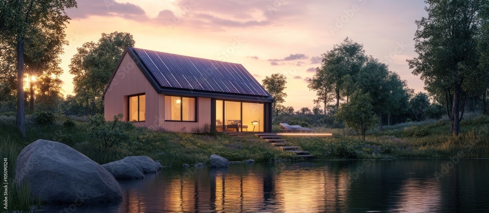 Modern Eco-Friendly Home by the Lake Modern Eco-Friendly Home by the Lake