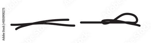 Hand drawn paint, pen, line brush sketch marker underline shape vector icon.