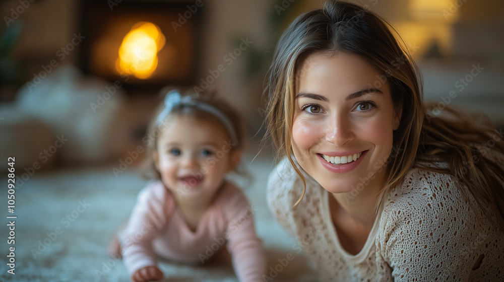 Mother and Daughter Sharing a Moment of Joy and Love Mother and Daughter Sharing a Moment of Joy and Love