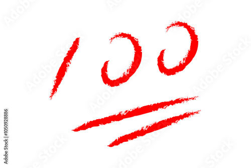 テストで100点を取ったときのイラスト
