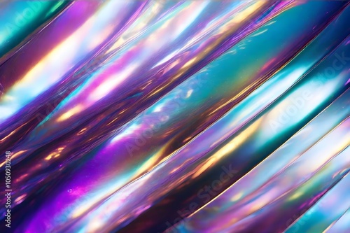Hologram abstract background beautiful wallpaper, backdrop for photo product aesthetic texture macro photography.
