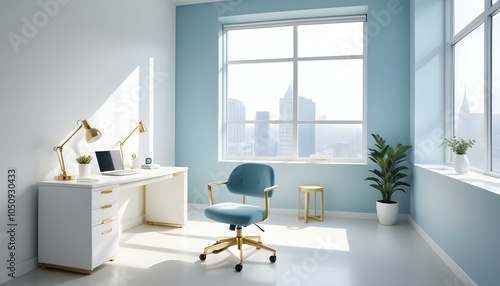 Photo interior modern design room 3d design	
