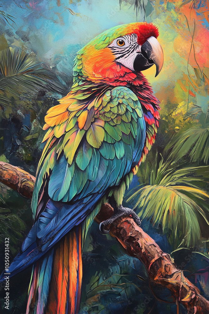 Obraz premium blue and yellow macaw
