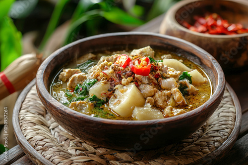 Laksan is the tradisional food from sumatera. photo