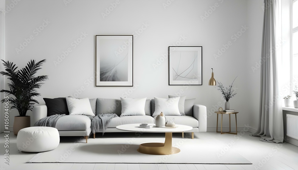 Photo interior modern design room 3d design Photo interior modern design room 3d design