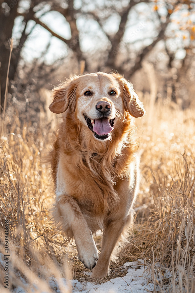 Obraz premium golden retriever dog