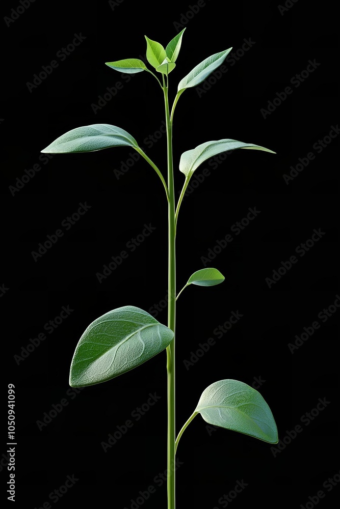Young sprout. Young sprout.